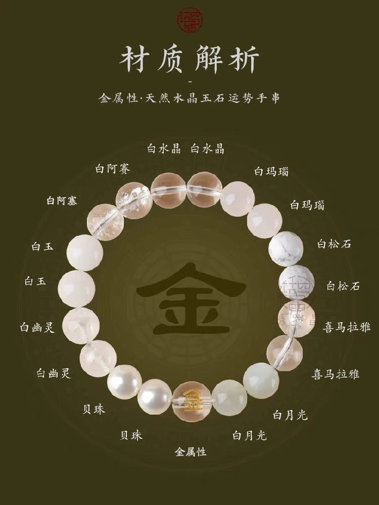 五福多宝手串——金